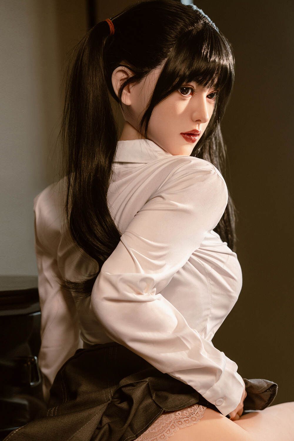 Picture of 160cm/5ft3 C-cup Silicone Head Sex Doll – Kitty Yale