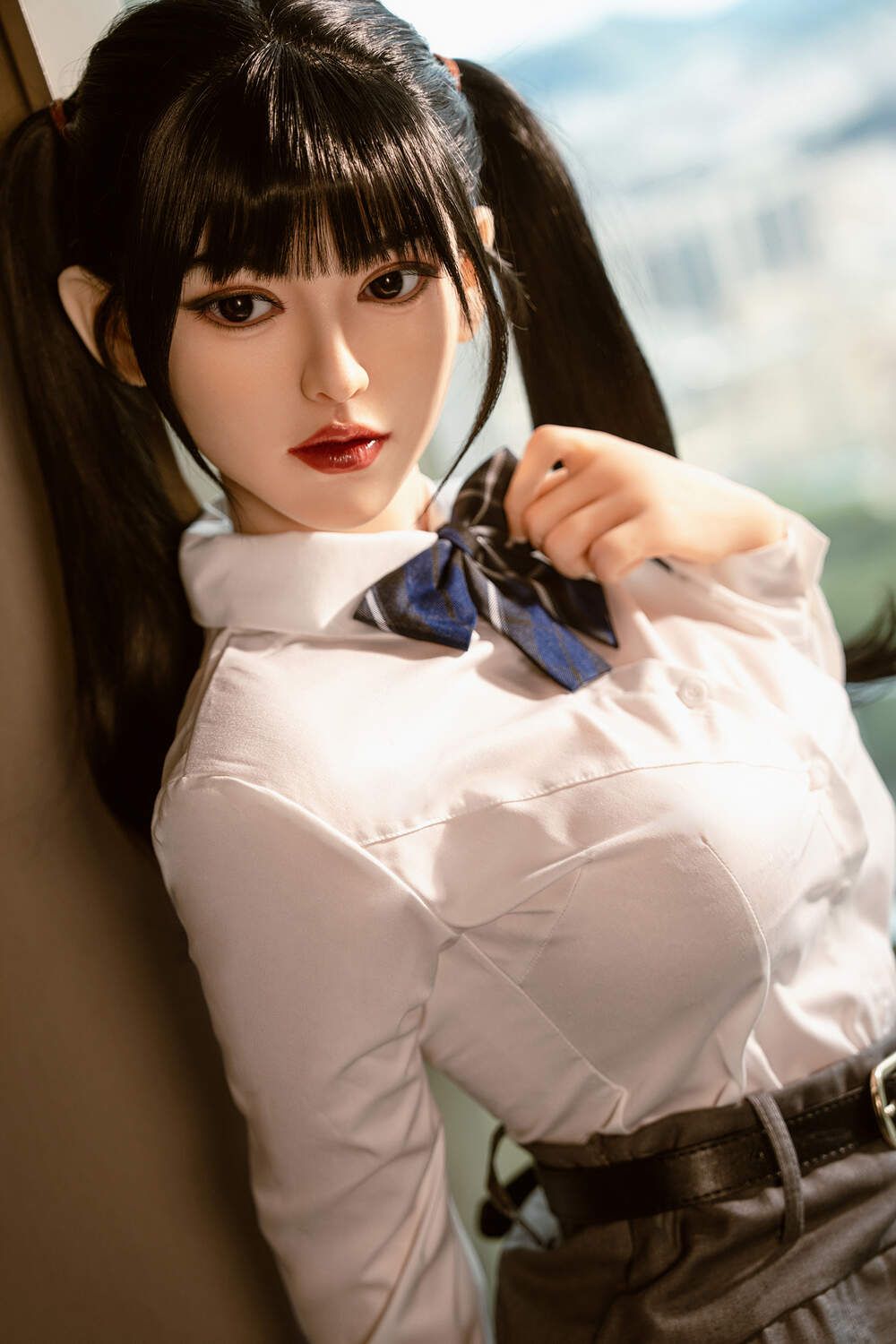 Picture of 160cm/5ft3 C-cup Silicone Head Sex Doll – Kitty Yale