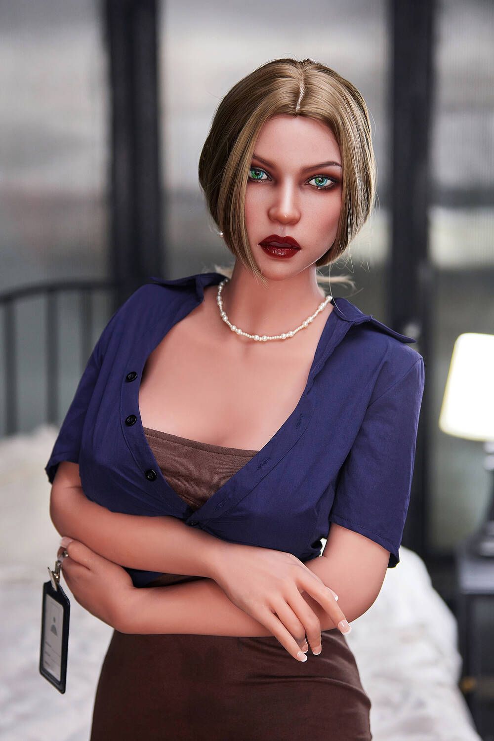 Picture of 158cm/5ft2 C-cup Silicone Head Sex Doll – Uschi