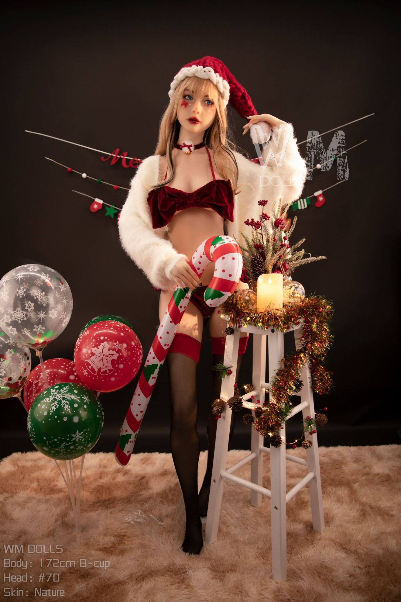 Picture of 5ft6/172cm B cup TPE Christmas Sex Doll - Jennifer