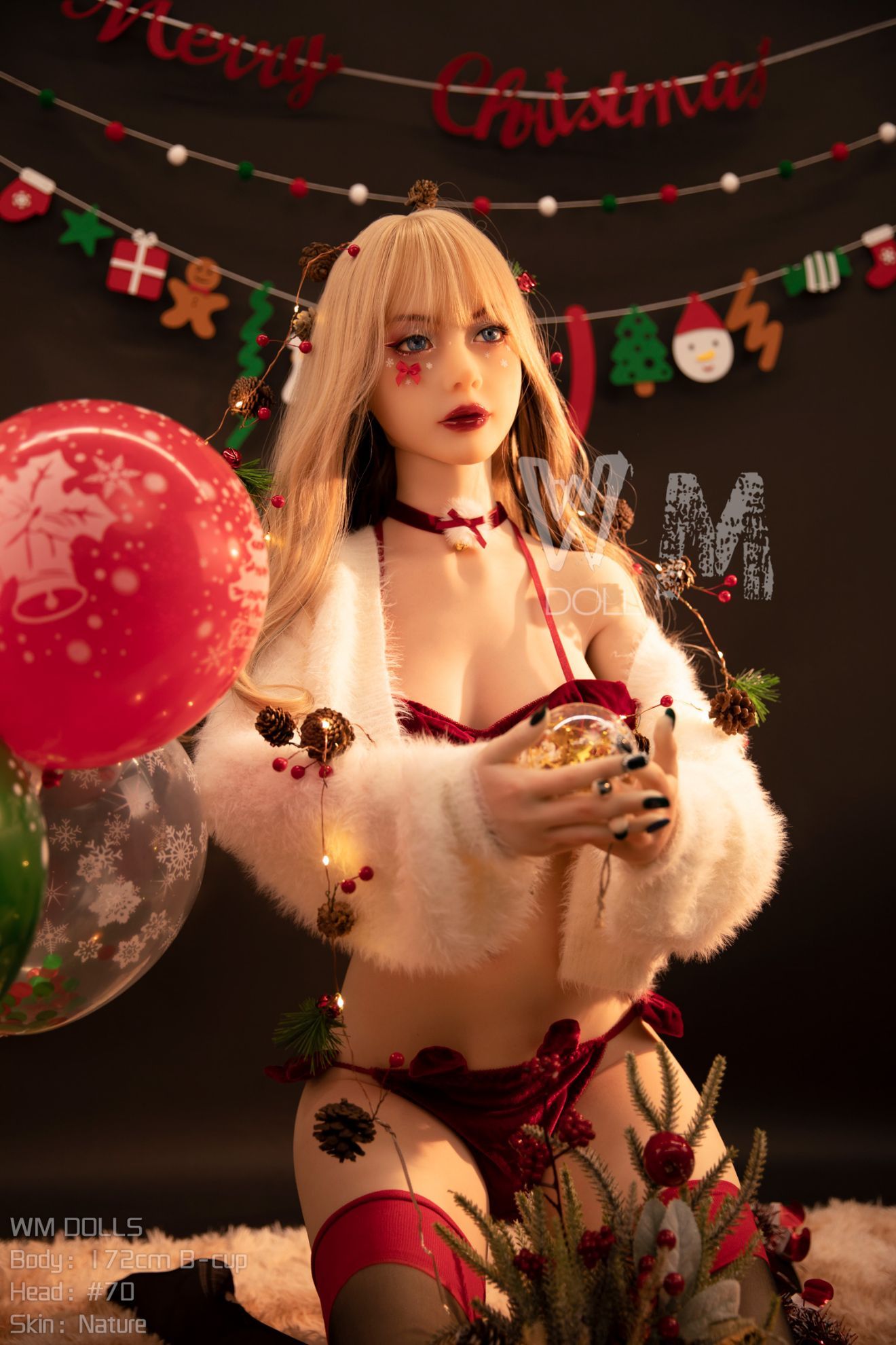 Picture of 5ft6/172cm B cup TPE Christmas Sex Doll - Jennifer
