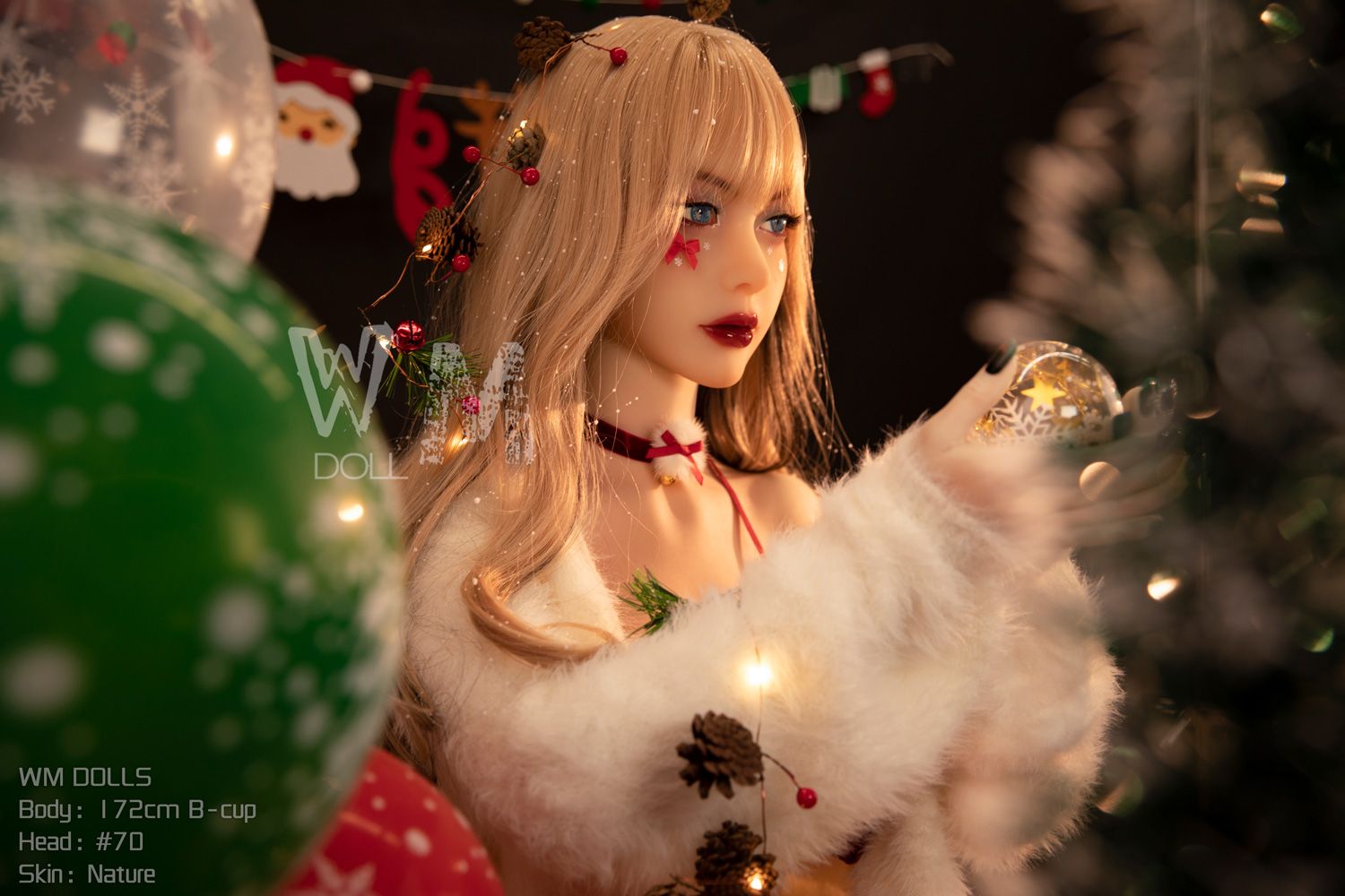 Picture of 5ft6/172cm B cup TPE Christmas Sex Doll - Jennifer