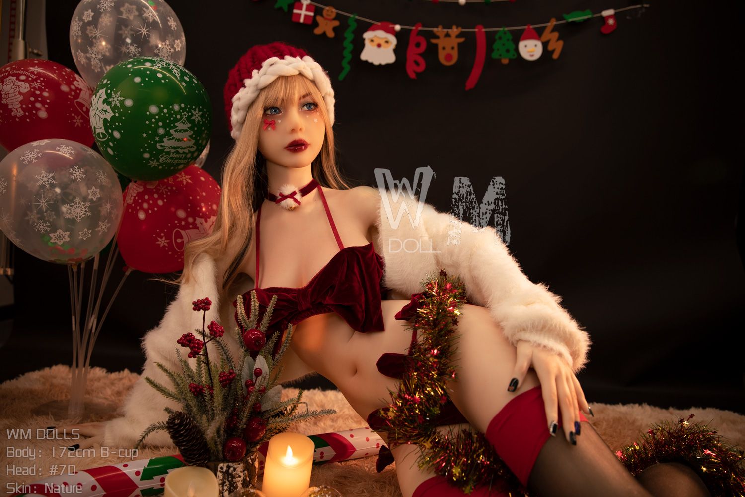 Picture of 5ft6/172cm B cup TPE Christmas Sex Doll - Jennifer