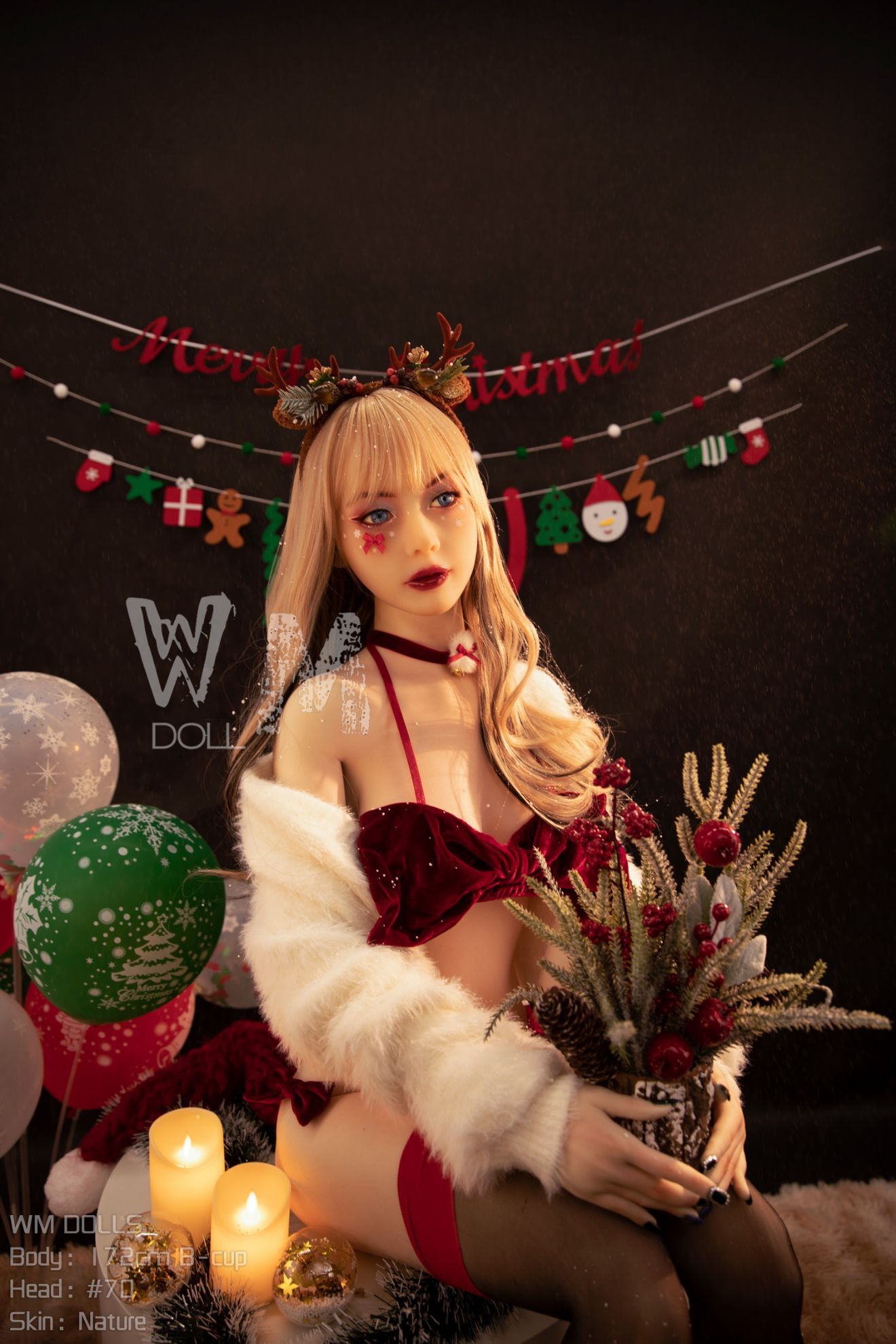 Picture of 5ft6/172cm B cup TPE Christmas Sex Doll - Jennifer