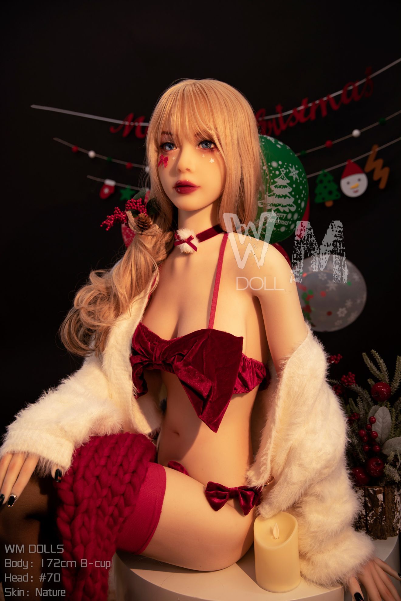Picture of 5ft6/172cm B cup TPE Christmas Sex Doll - Jennifer