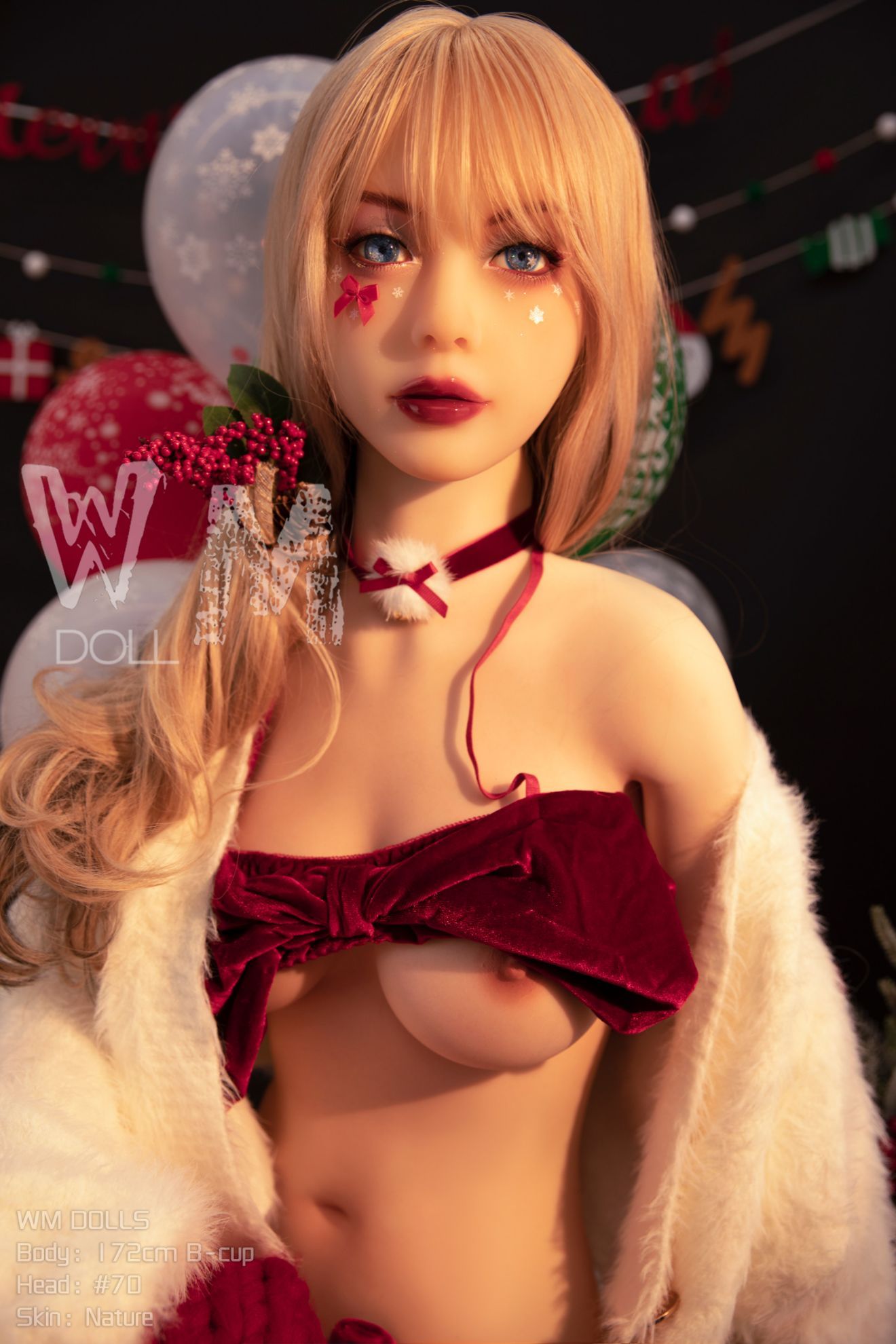 Picture of 5ft6/172cm B cup TPE Christmas Sex Doll - Jennifer