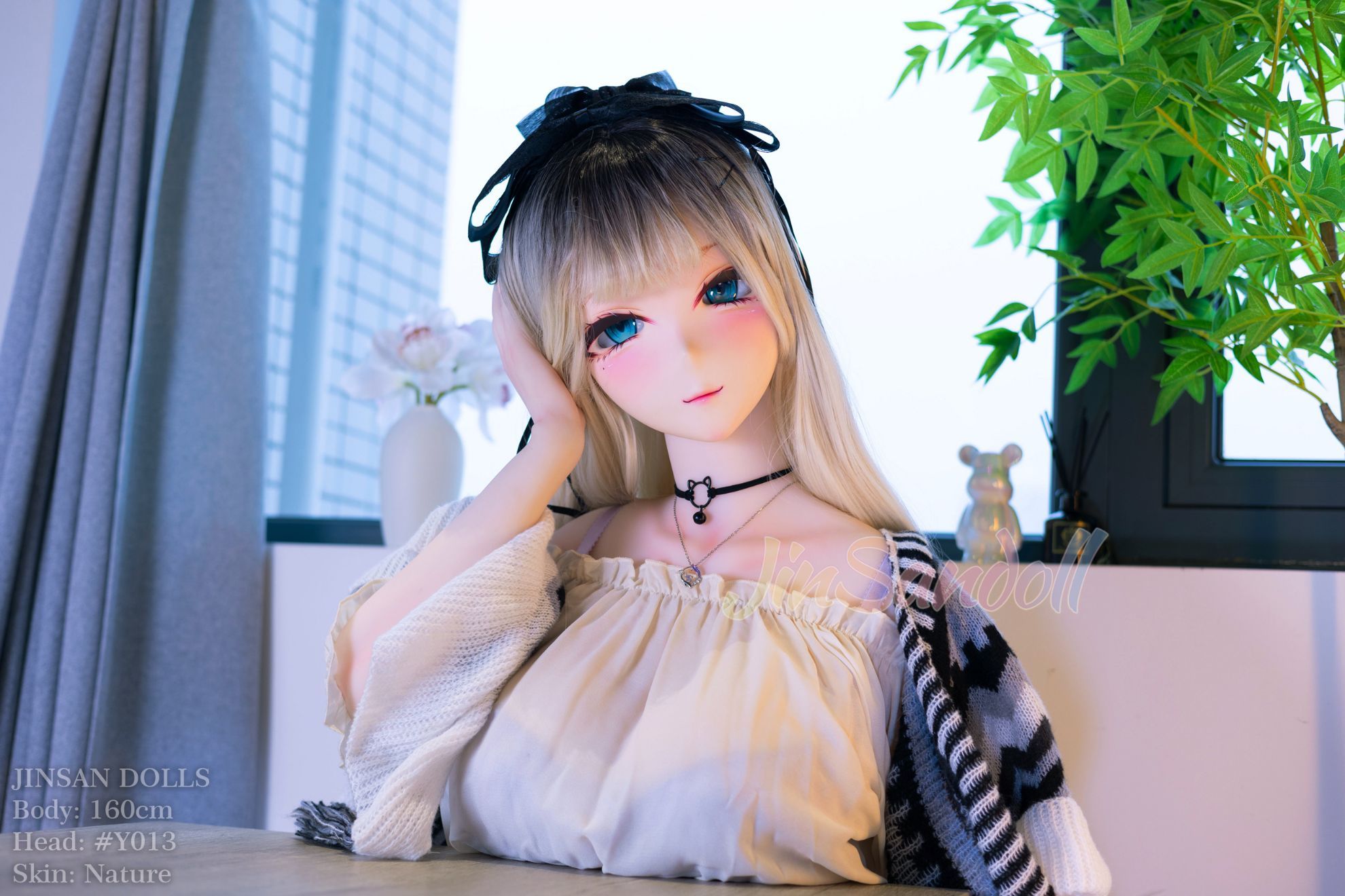Picture of 5ft3/160cm H Cup TPE Anime PVC HeadHentai Sex Doll - Sylvia
