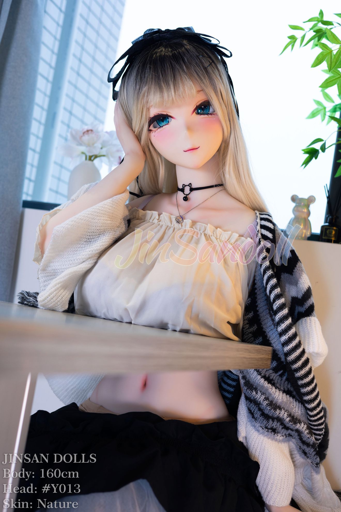 Picture of 5ft3/160cm H Cup TPE Anime PVC HeadHentai Sex Doll - Sylvia