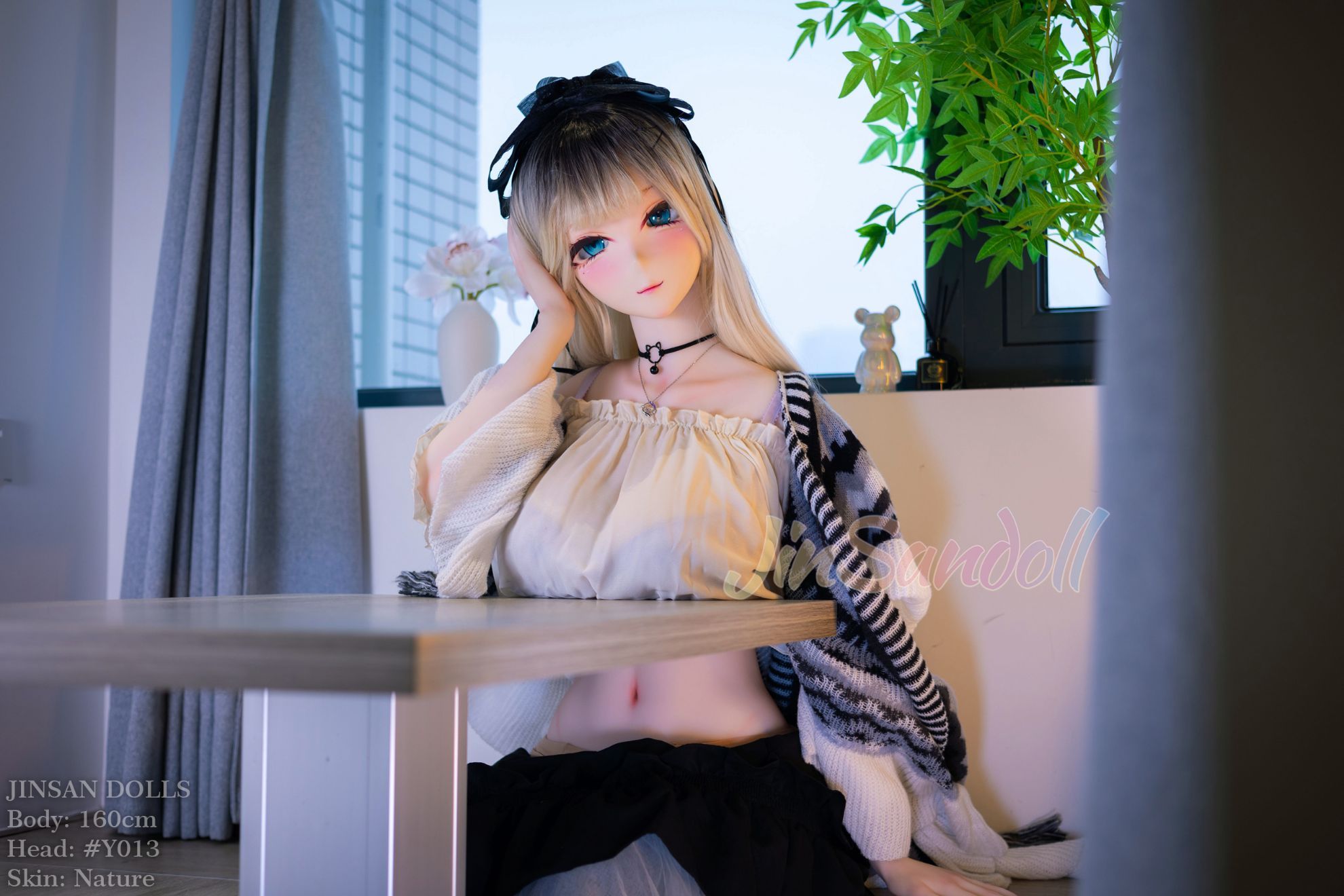 Picture of 5ft3/160cm H Cup TPE Anime PVC HeadHentai Sex Doll - Sylvia