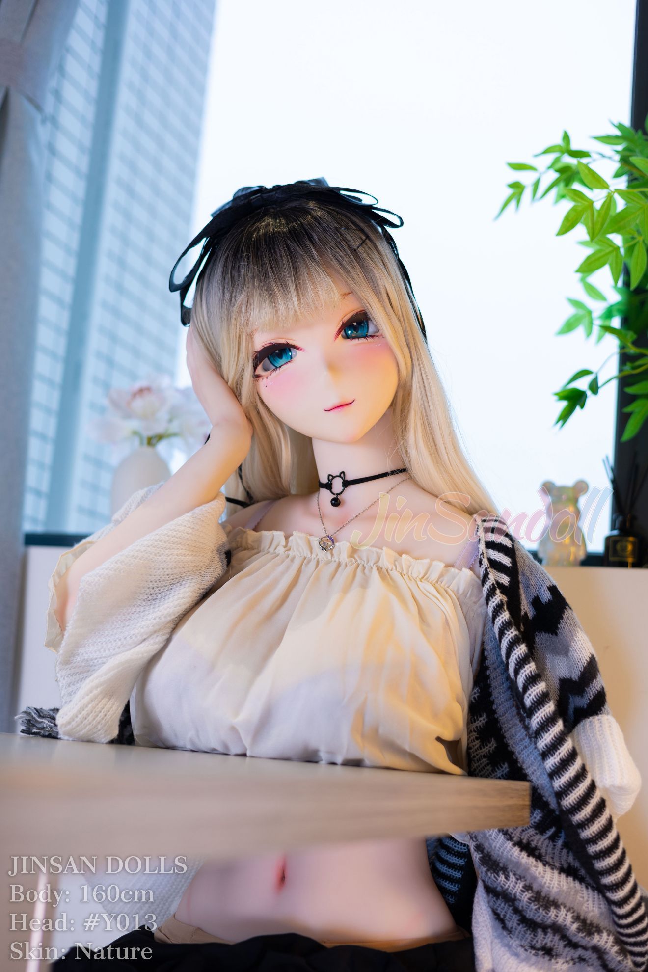 Picture of 5ft3/160cm H Cup TPE Anime PVC HeadHentai Sex Doll - Sylvia