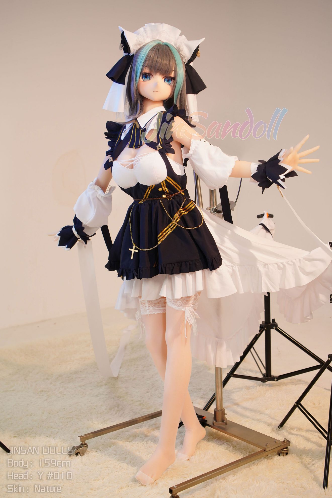 Picture of 5ft3/159cm B Cup PVC Head Anime TPE Sex Doll - Yukio