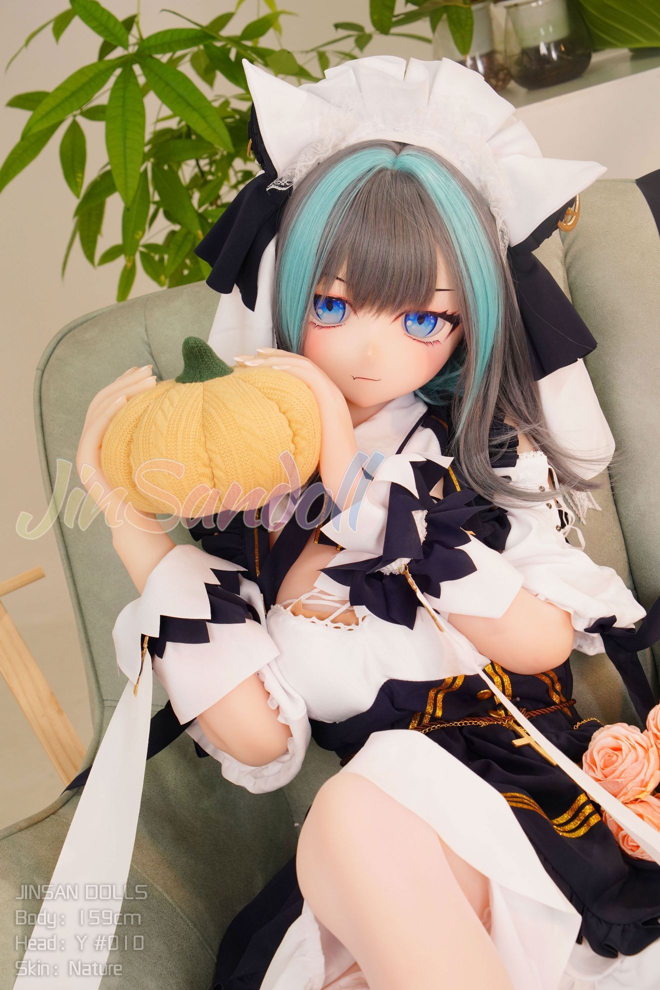 Picture of 5ft3/159cm B Cup PVC Head Anime TPE Sex Doll - Yukio