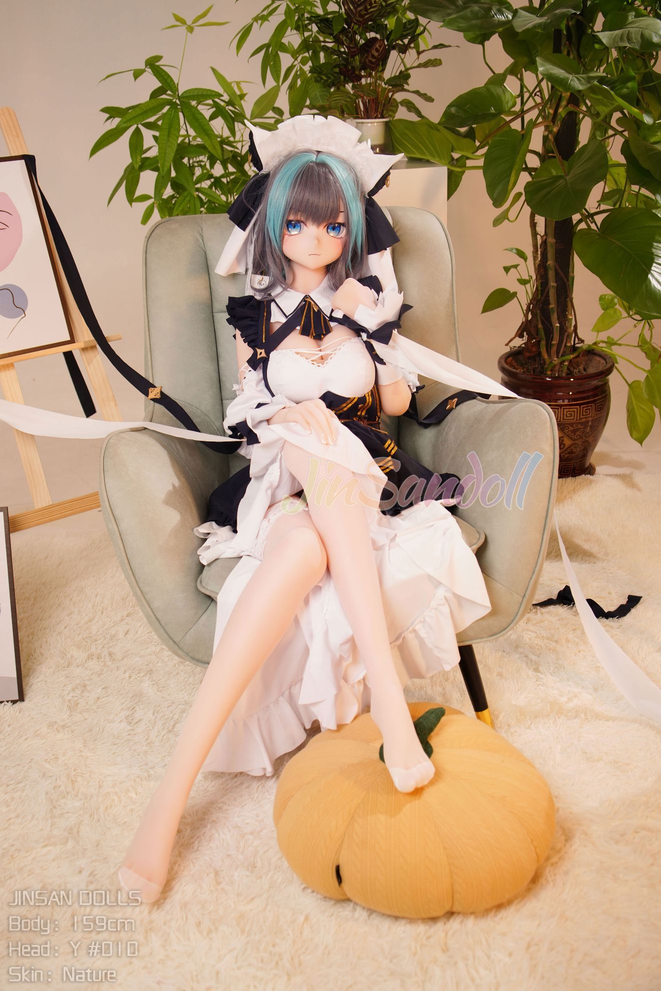 Picture of 5ft3/159cm B Cup PVC Head Anime TPE Sex Doll - Yukio