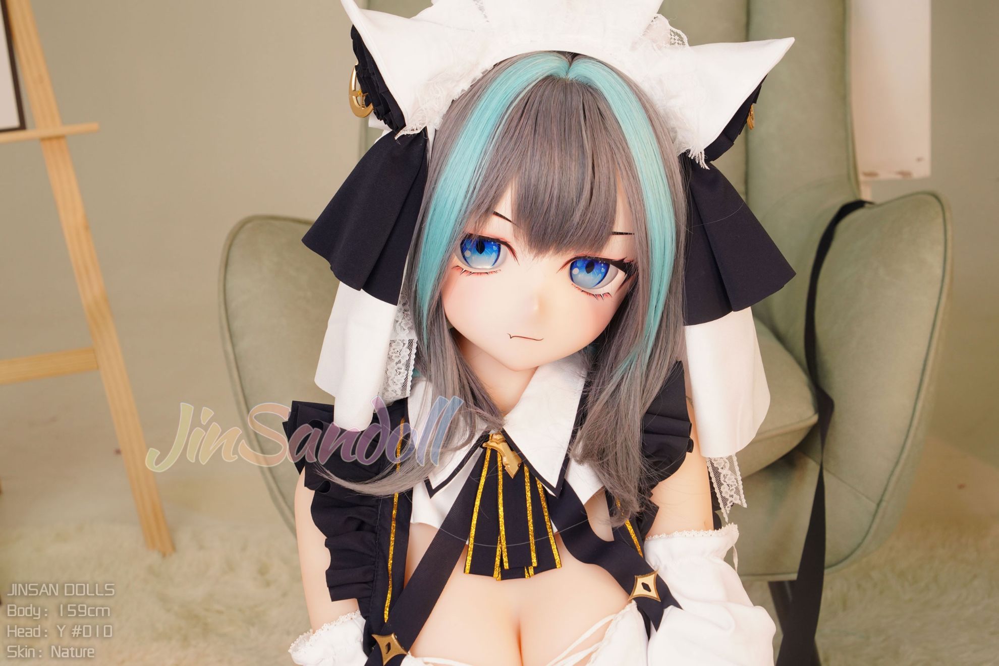 Picture of 5ft3/159cm B Cup PVC Head Anime TPE Sex Doll - Yukio