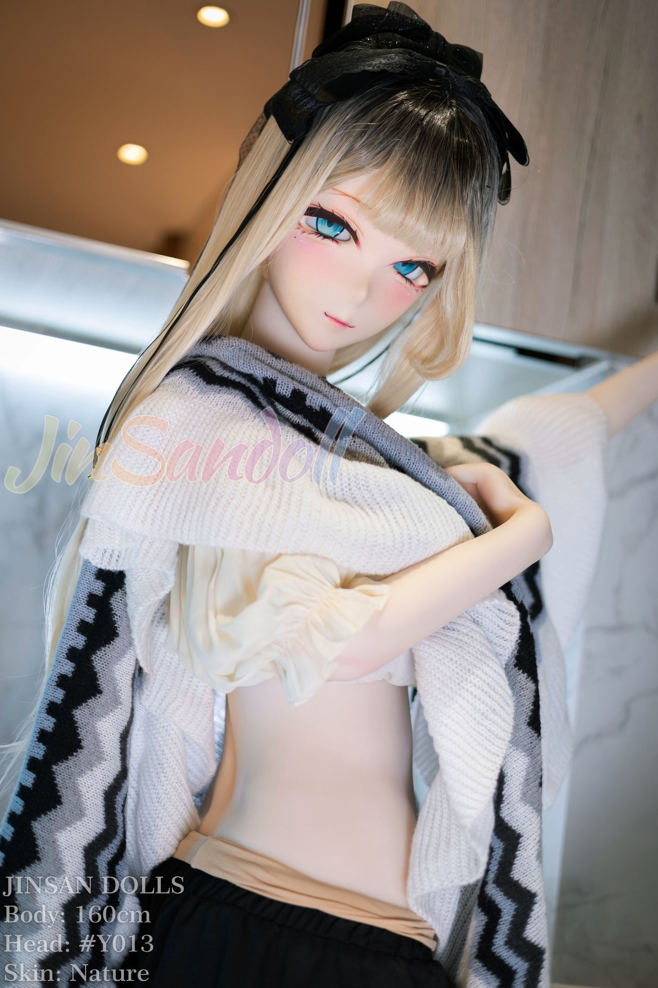 Picture of 5ft3/160cm H Cup TPE Anime PVC HeadHentai Sex Doll - Sylvia