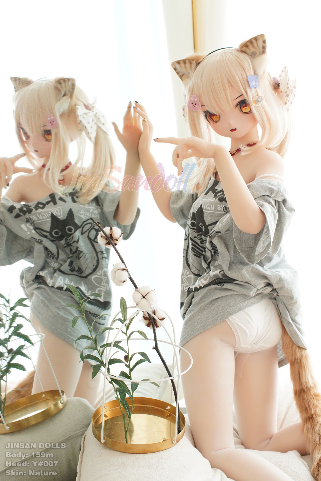 Picture of 5ft3/159cm B Cup PVC Head Cute AnimeTPE Sex Doll - Ayano
