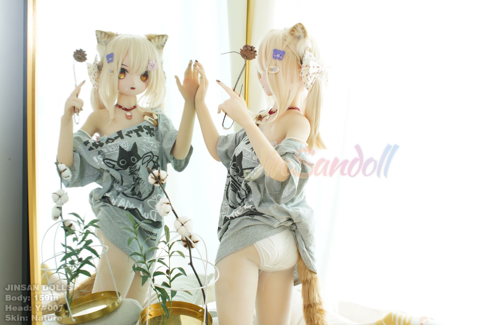 Picture of 5ft3/159cm B Cup PVC Head Cute AnimeTPE Sex Doll - Ayano