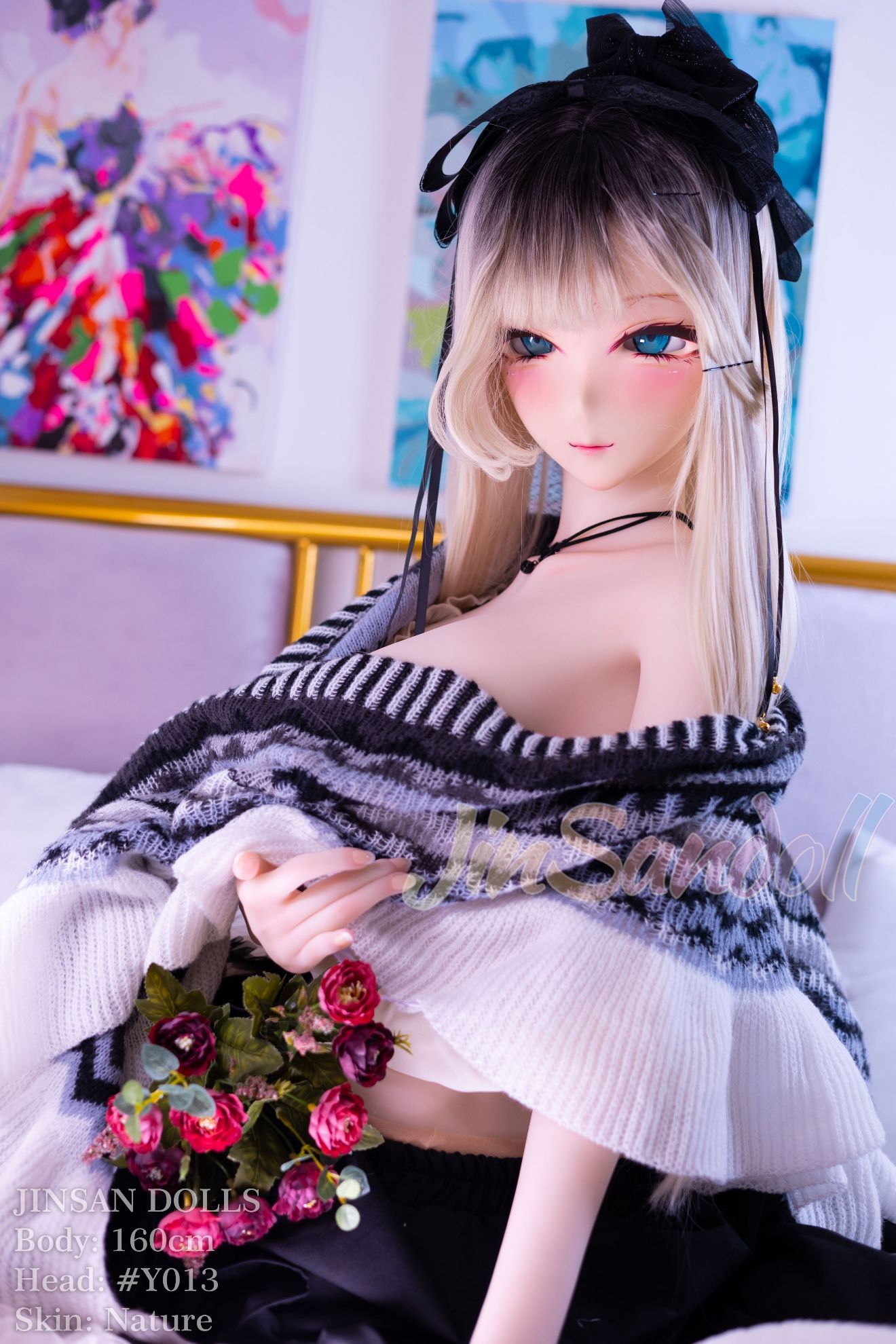Picture of 5ft3/160cm H Cup TPE Anime PVC HeadHentai Sex Doll - Sylvia