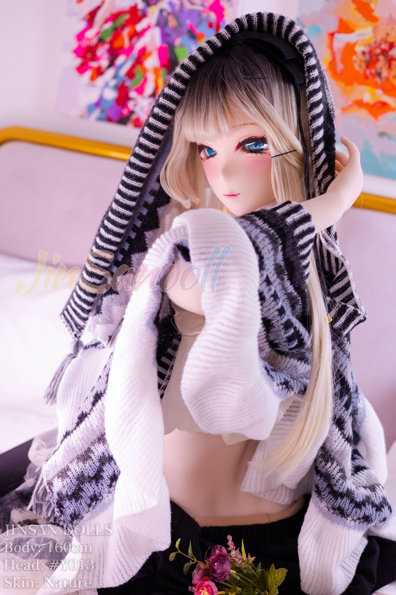 Picture of 5ft3/160cm H Cup TPE Anime PVC HeadHentai Sex Doll - Sylvia