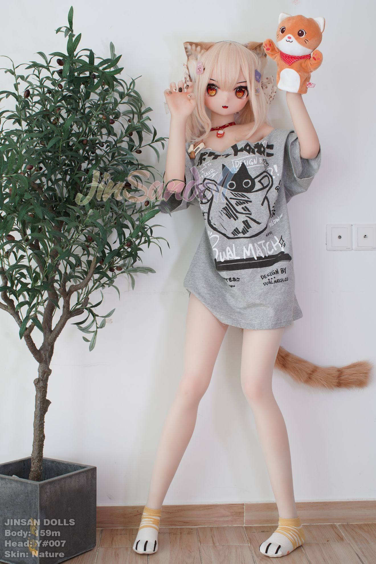 Picture of 5ft3/159cm B Cup PVC Head Cute AnimeTPE Sex Doll - Ayano