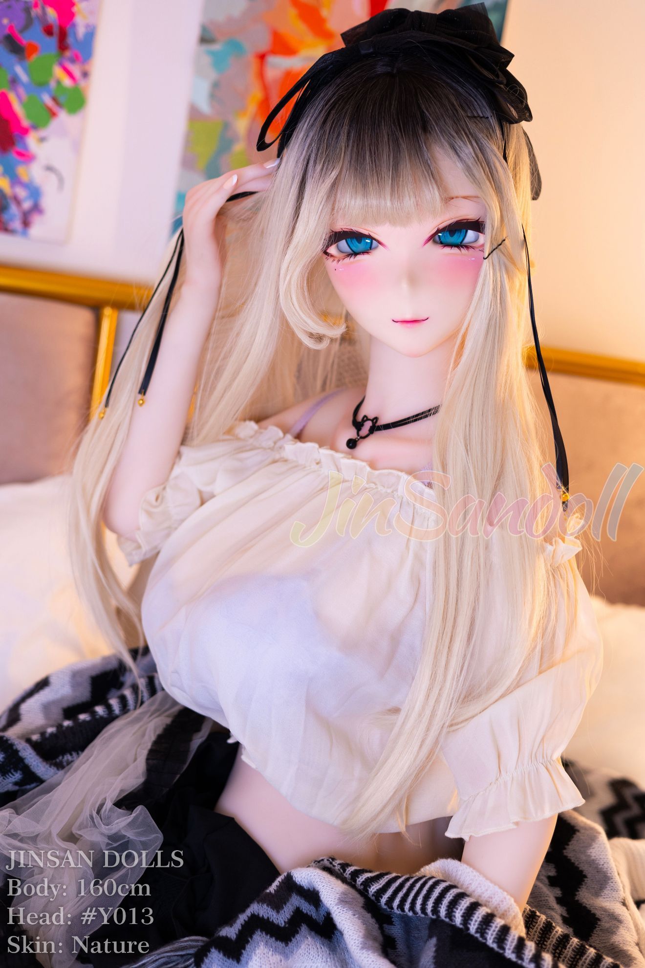 Picture of 5ft3/160cm H Cup TPE Anime PVC HeadHentai Sex Doll - Sylvia