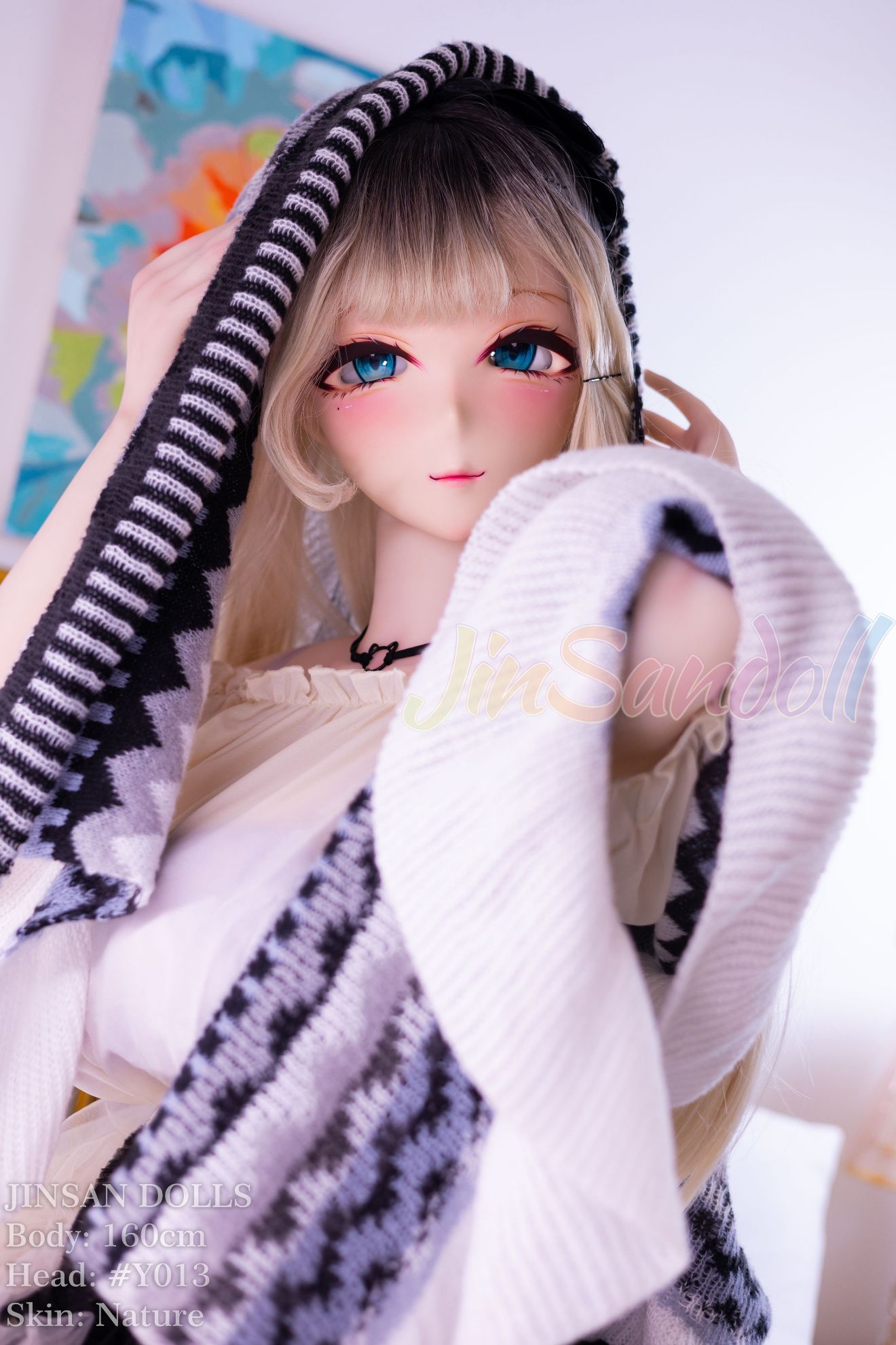 Picture of 5ft3/160cm H Cup TPE Anime PVC HeadHentai Sex Doll - Sylvia