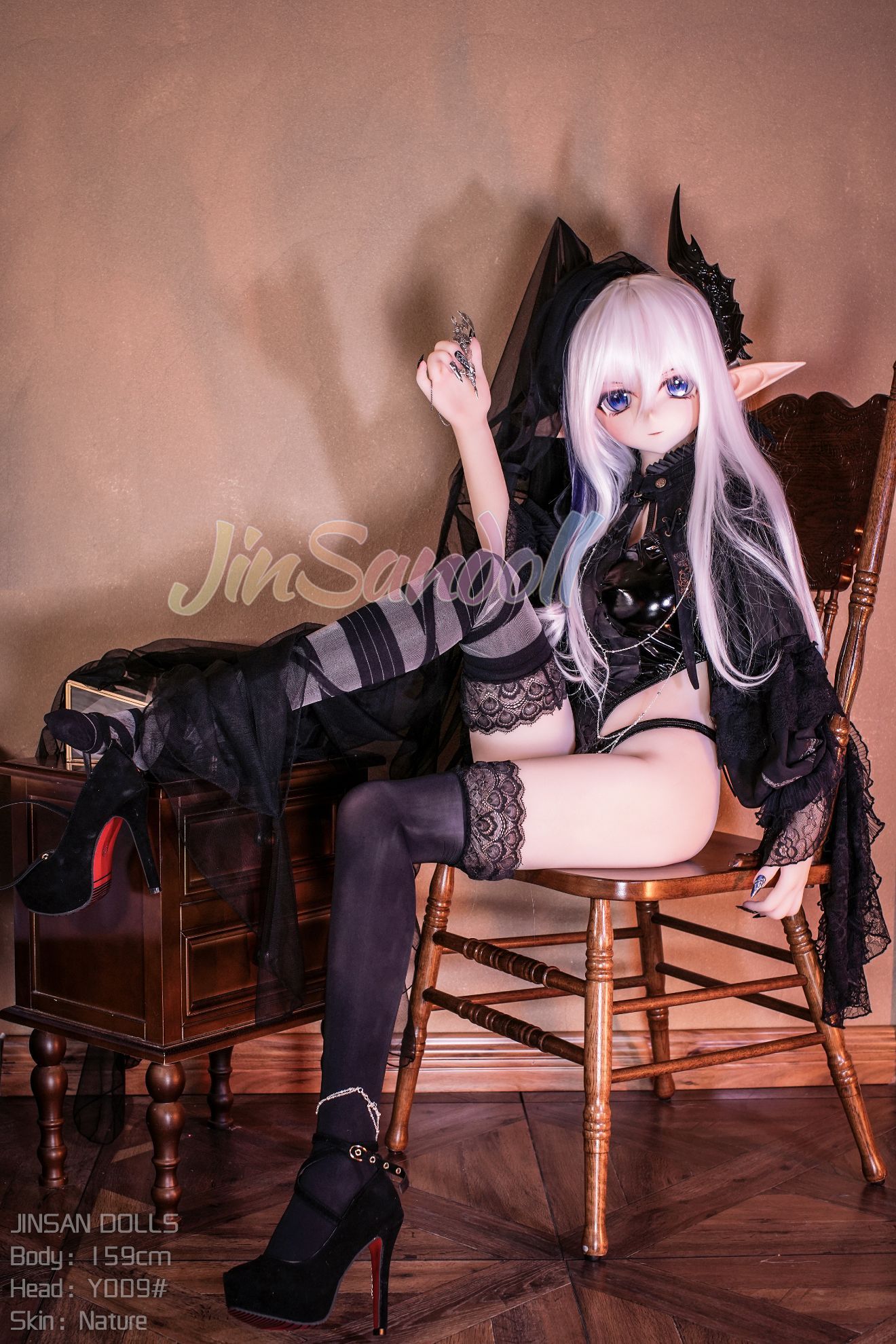 Picture of 5ft3/159cm B Cup PVC Head TPE Sex Doll - Elita