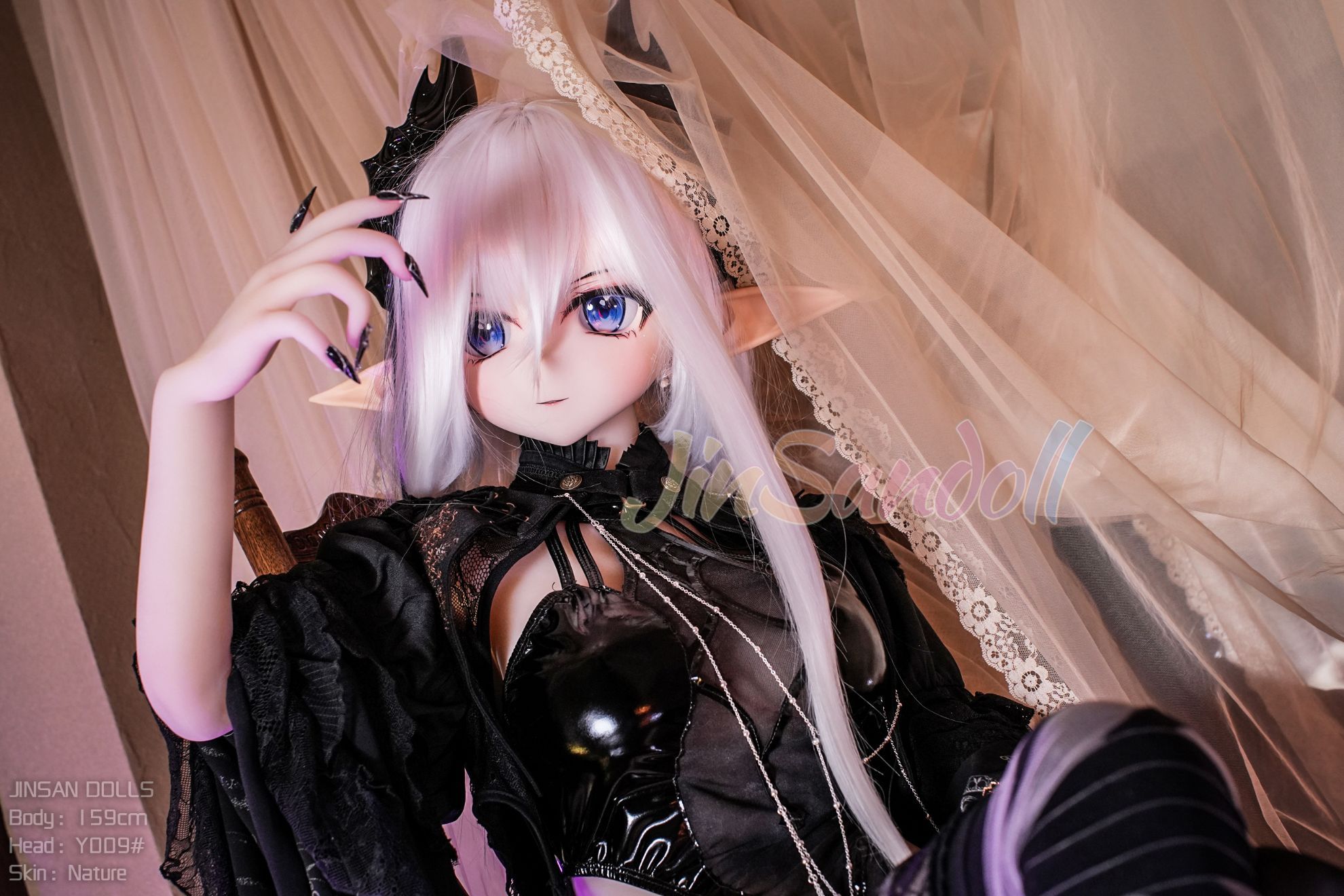Picture of 5ft3/159cm B Cup PVC Head TPE Sex Doll - Elita