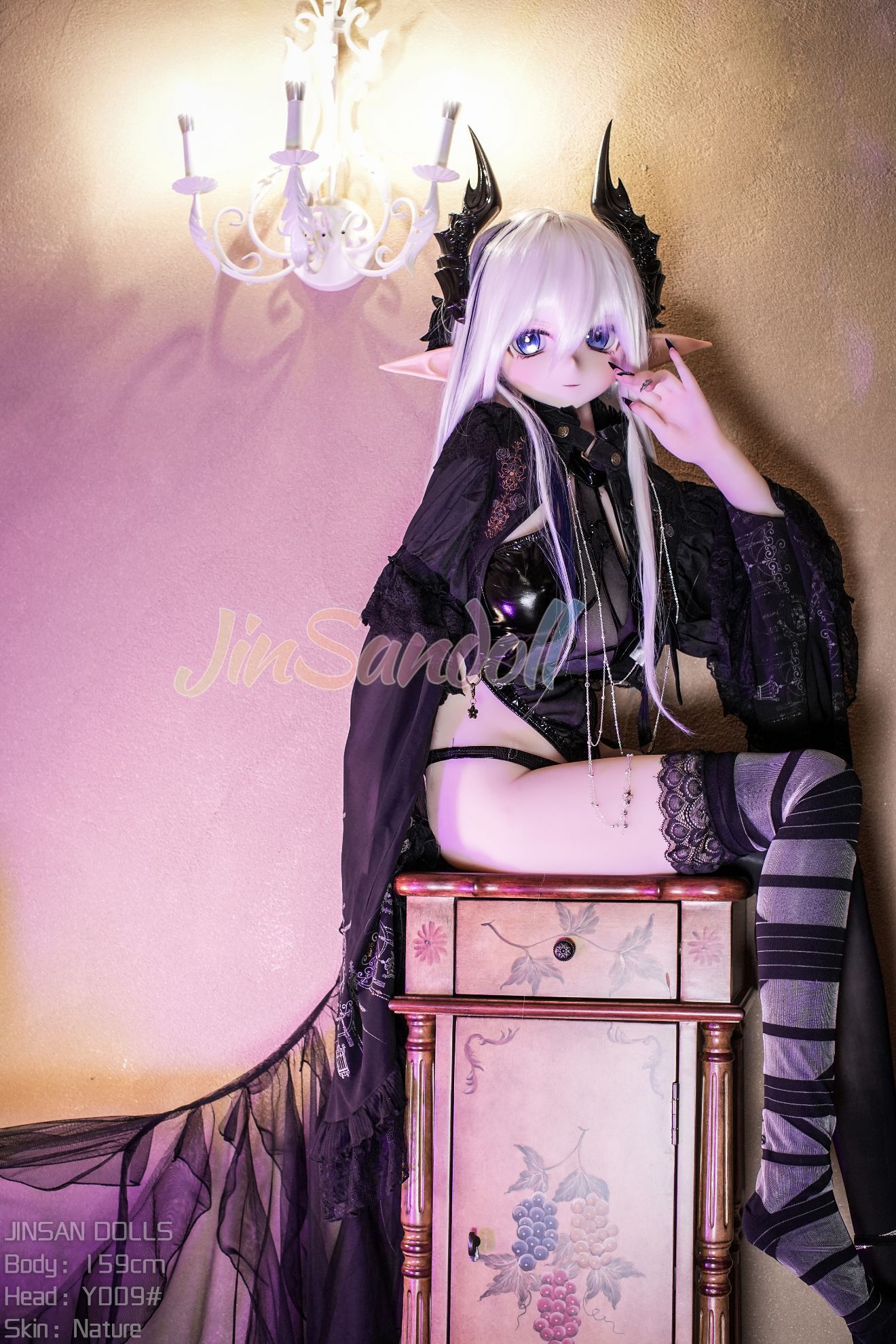 Picture of 5ft3/159cm B Cup PVC Head TPE Sex Doll - Elita