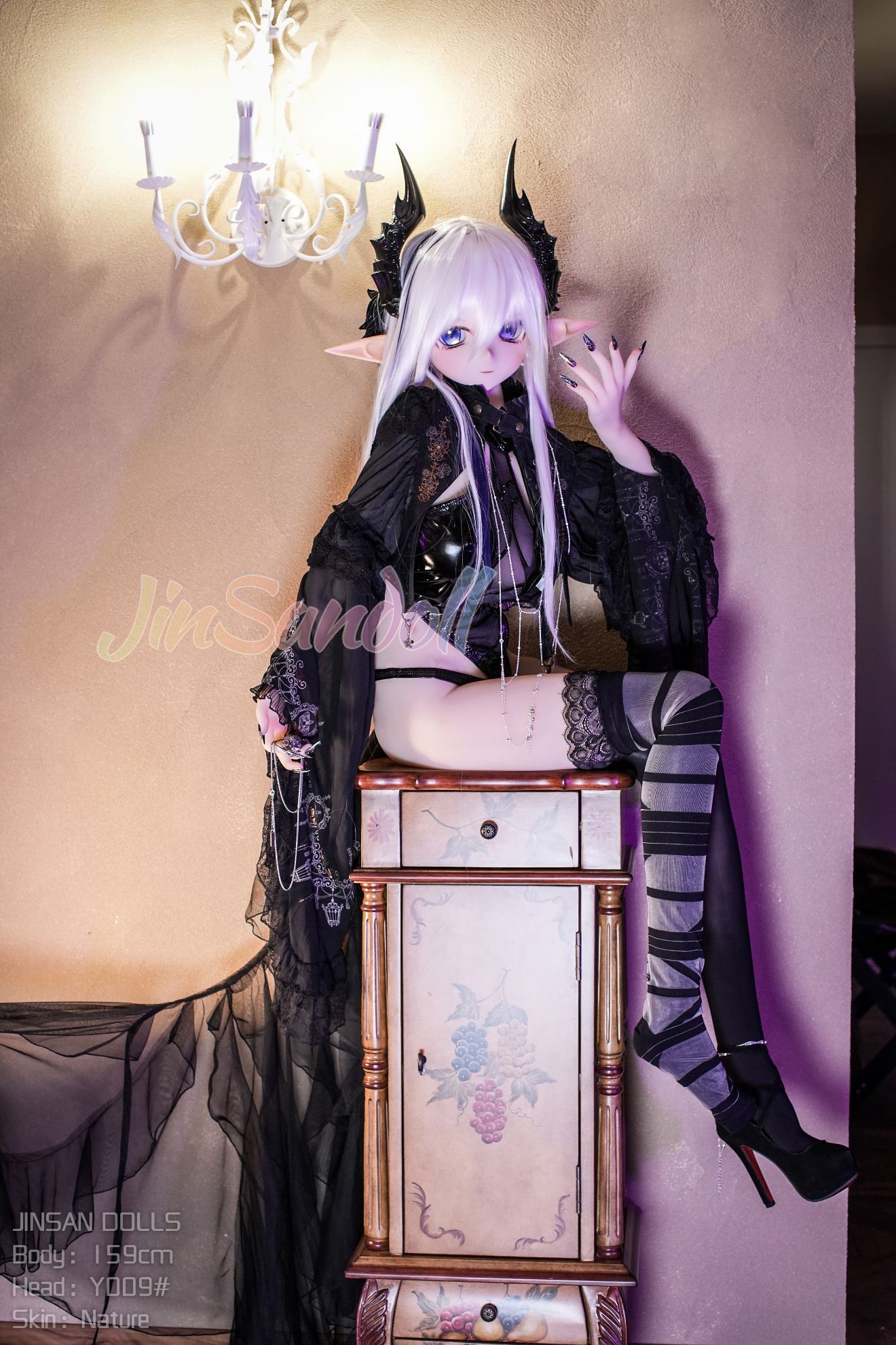 Picture of 5ft3/159cm B Cup PVC Head TPE Sex Doll - Elita