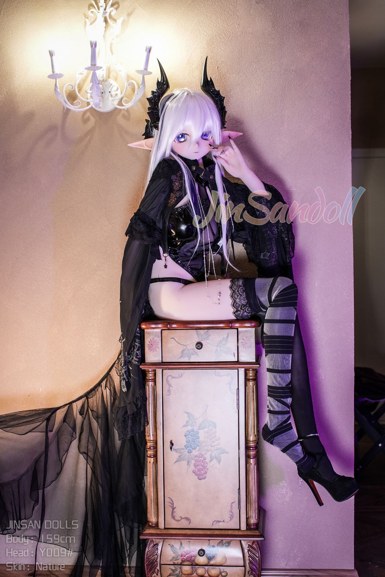 Picture of 5ft3/159cm B Cup PVC Head TPE Sex Doll - Elita