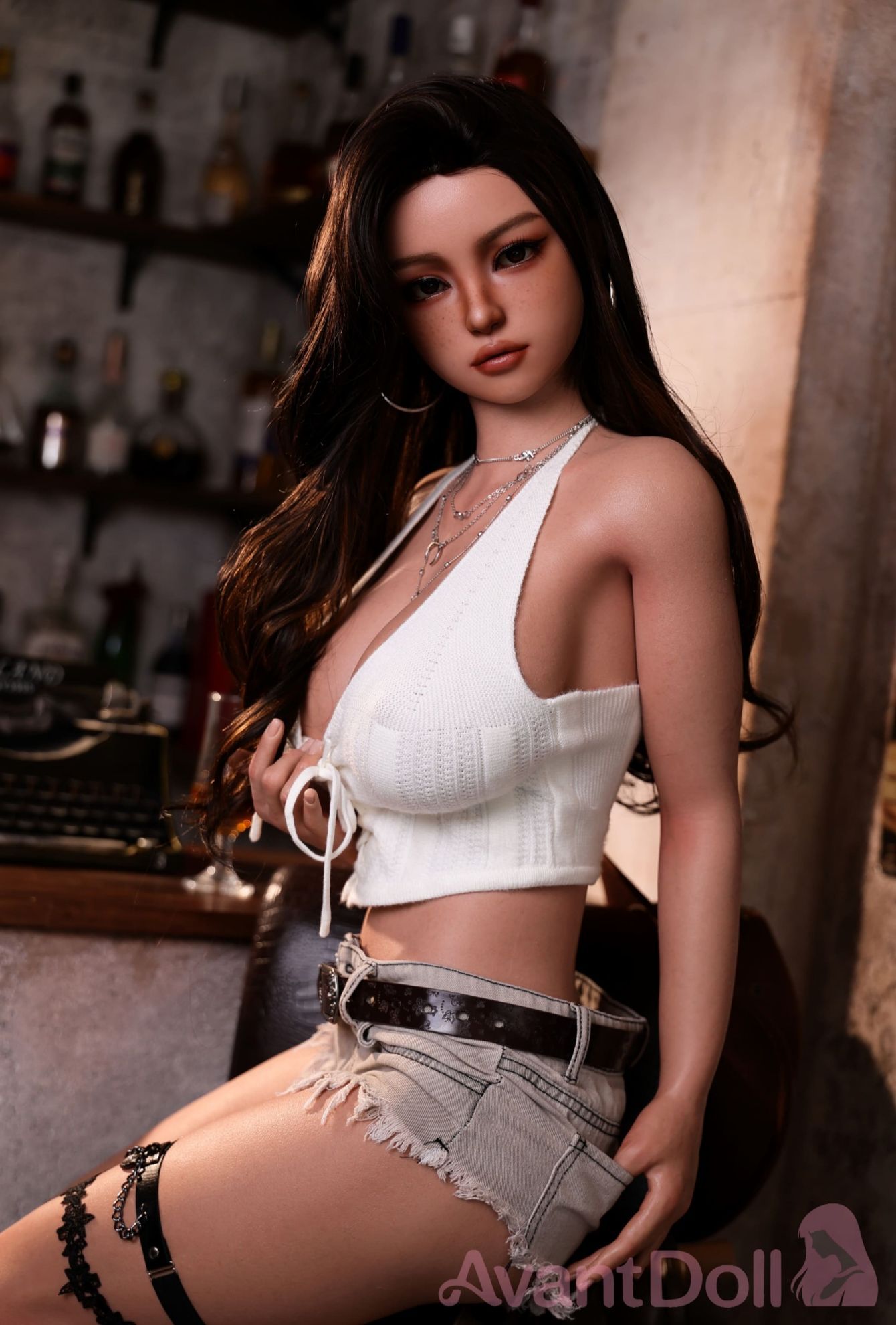 Picture of 157cm (5ft1) E Cup Ultra-Realistic Silicone Doll, Lifelike Skin Texture - Tania