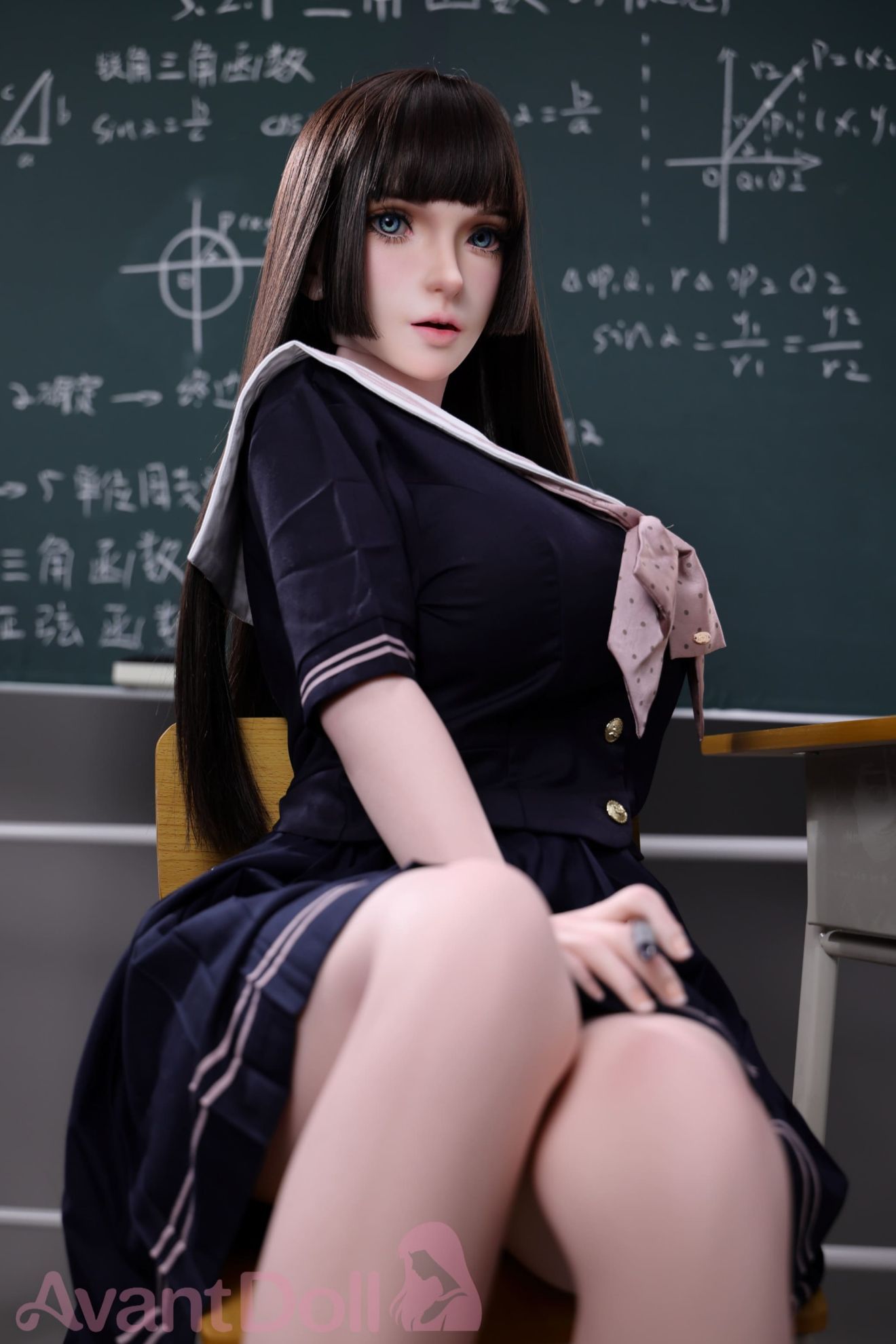 Picture of 157cm (5ft1) E Cup Ultra-Realistic Silicone Doll Lifelike Skin Texture - Rinko