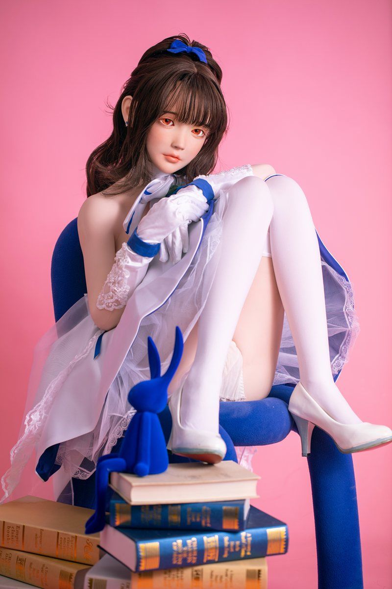 Picture of Fudoll Aijia 148cm (4.85ft) Korean Mini Sex Doll Silicone J009