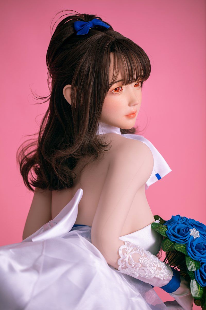 Picture of Fudoll Aijia 148cm (4.85ft) Korean Mini Sex Doll Silicone J009
