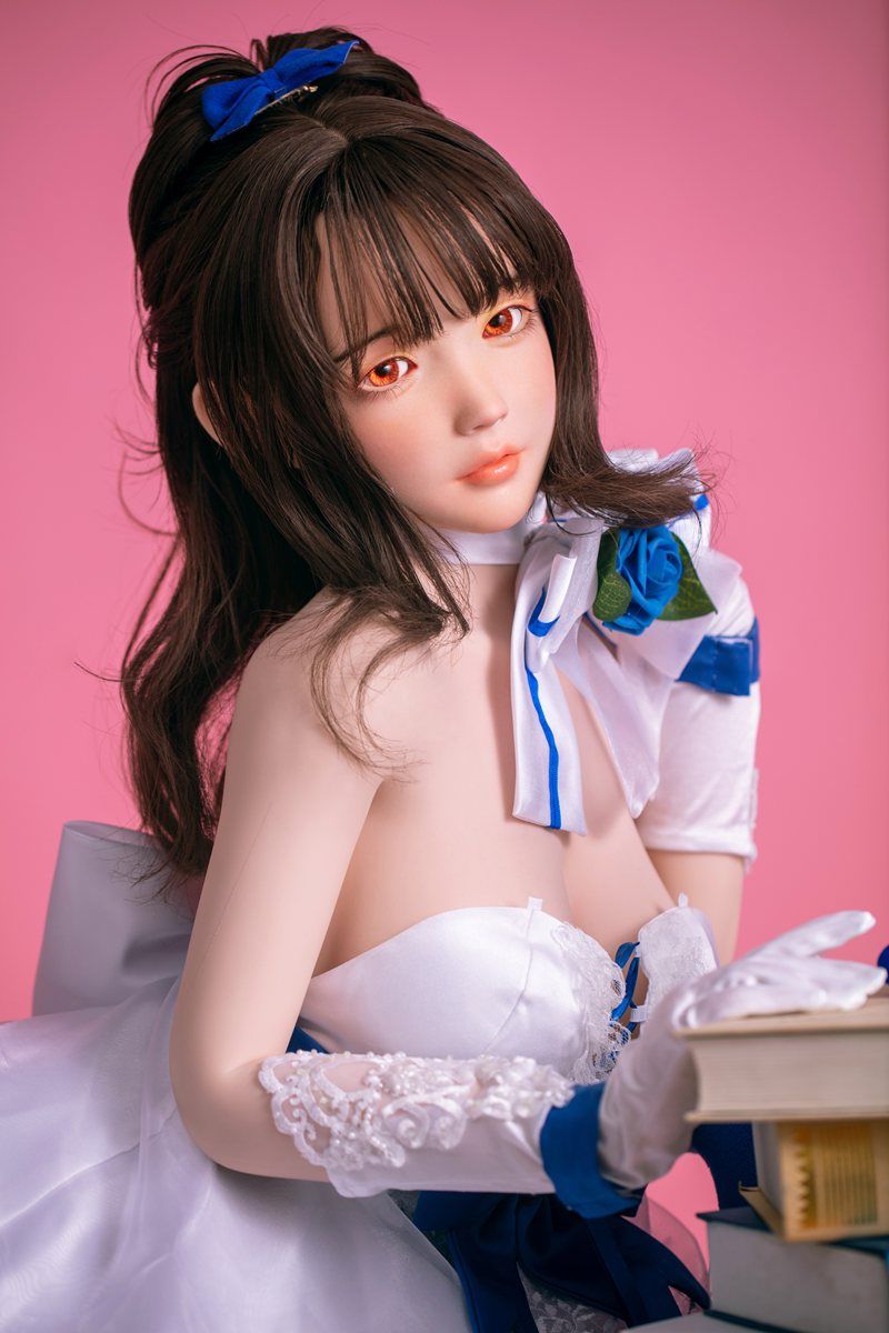 Picture of Fudoll Aijia 148cm (4.85ft) Korean Mini Sex Doll Silicone J009