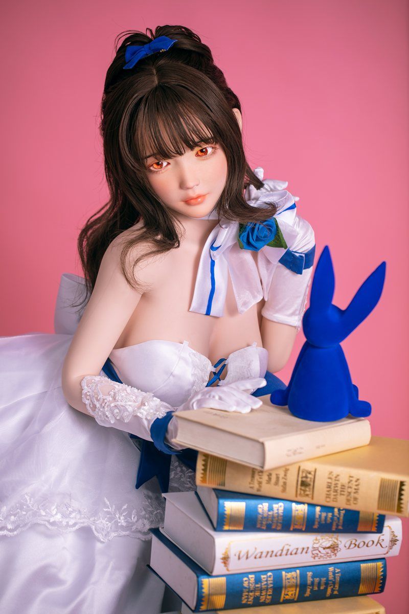 Picture of Fudoll Aijia 148cm (4.85ft) Korean Mini Sex Doll Silicone J009