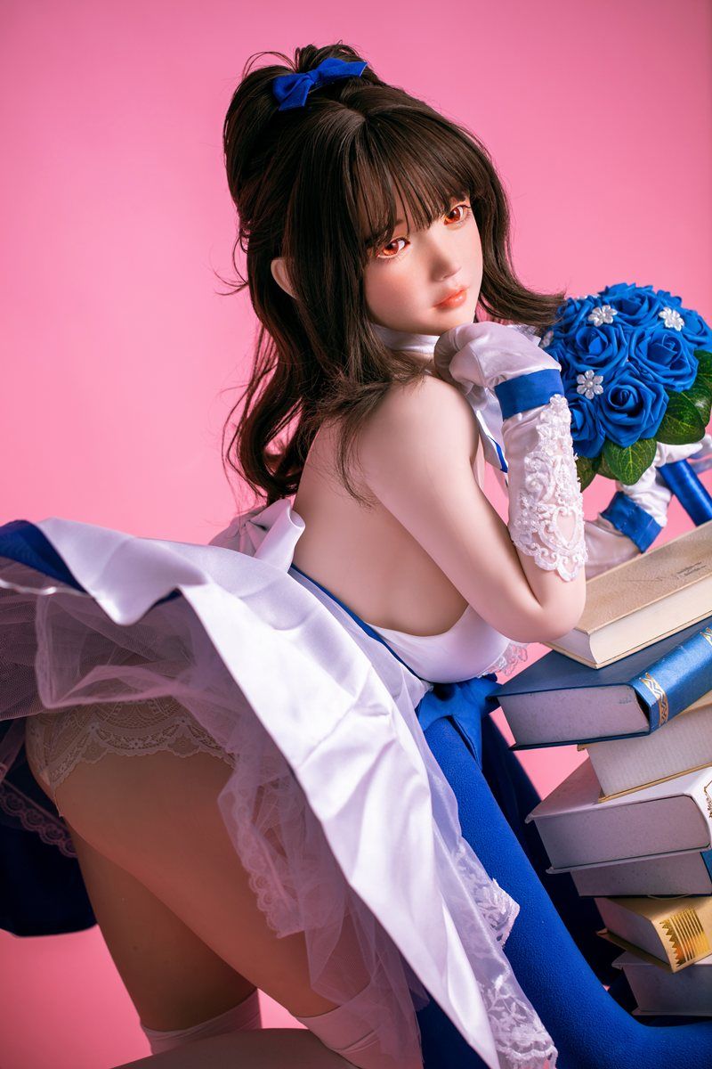 Picture of Fudoll Aijia 148cm (4.85ft) Korean Mini Sex Doll Silicone J009