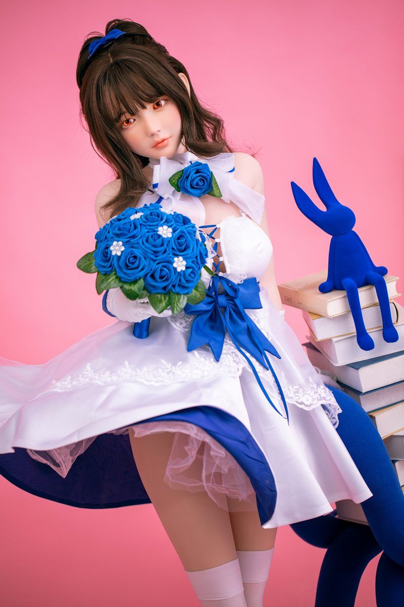 Picture of Fudoll Aijia 148cm (4.85ft) Korean Mini Sex Doll Silicone J009