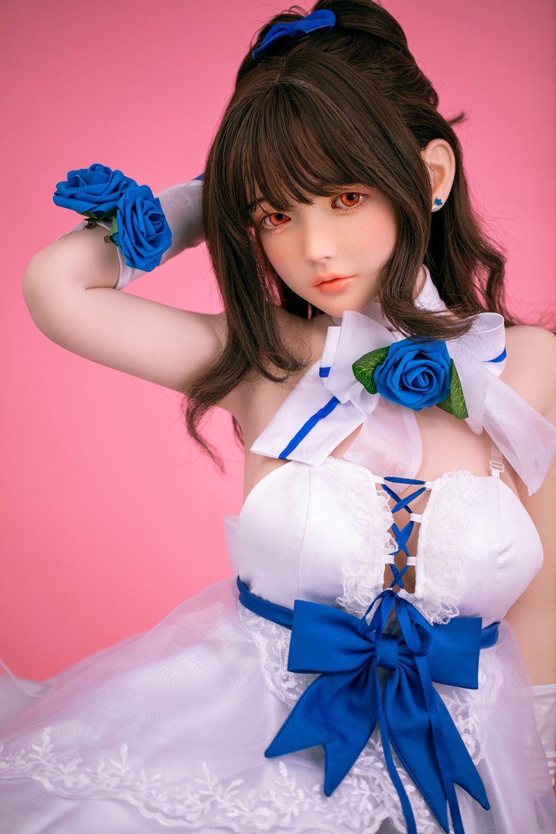 Picture of Fudoll Aijia 148cm (4.85ft) Korean Mini Sex Doll Silicone J009