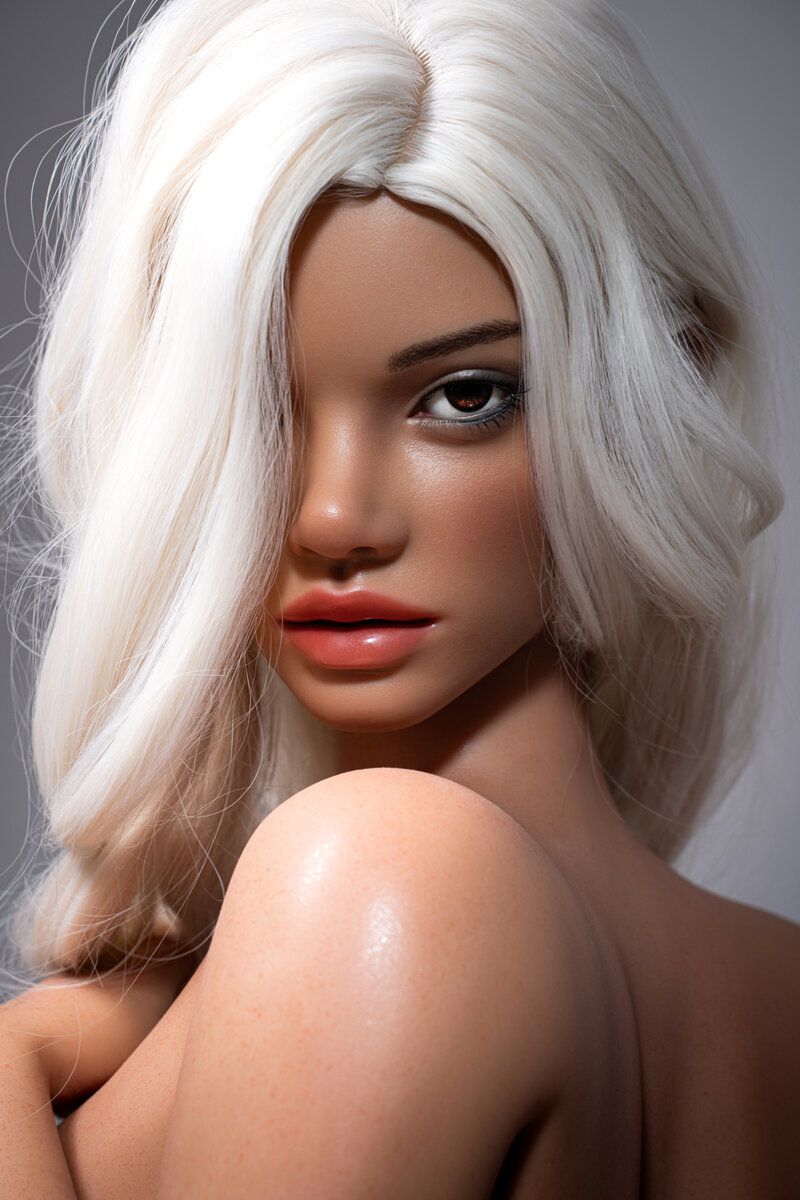Picture of Fudoll 162cm (5.31ft) Big Boobs ROS Head Rihanna Silicone Sex Doll