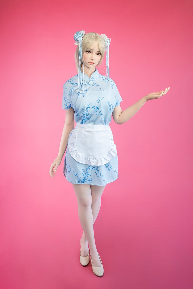 Picture of Fudoll 163cm (5.35ft) Real Size Blonde Silicone Sex Doll