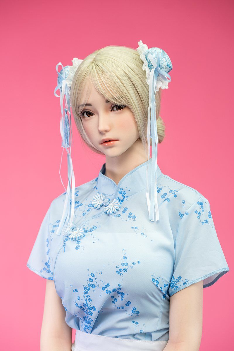 Picture of Fudoll 163cm (5.35ft) Real Size Blonde Silicone Sex Doll