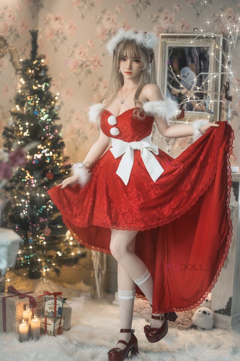 Picture of Fudoll Silicone Love doll 165cm (5.41ft) Full Size Sex Doll with Gel Boobs