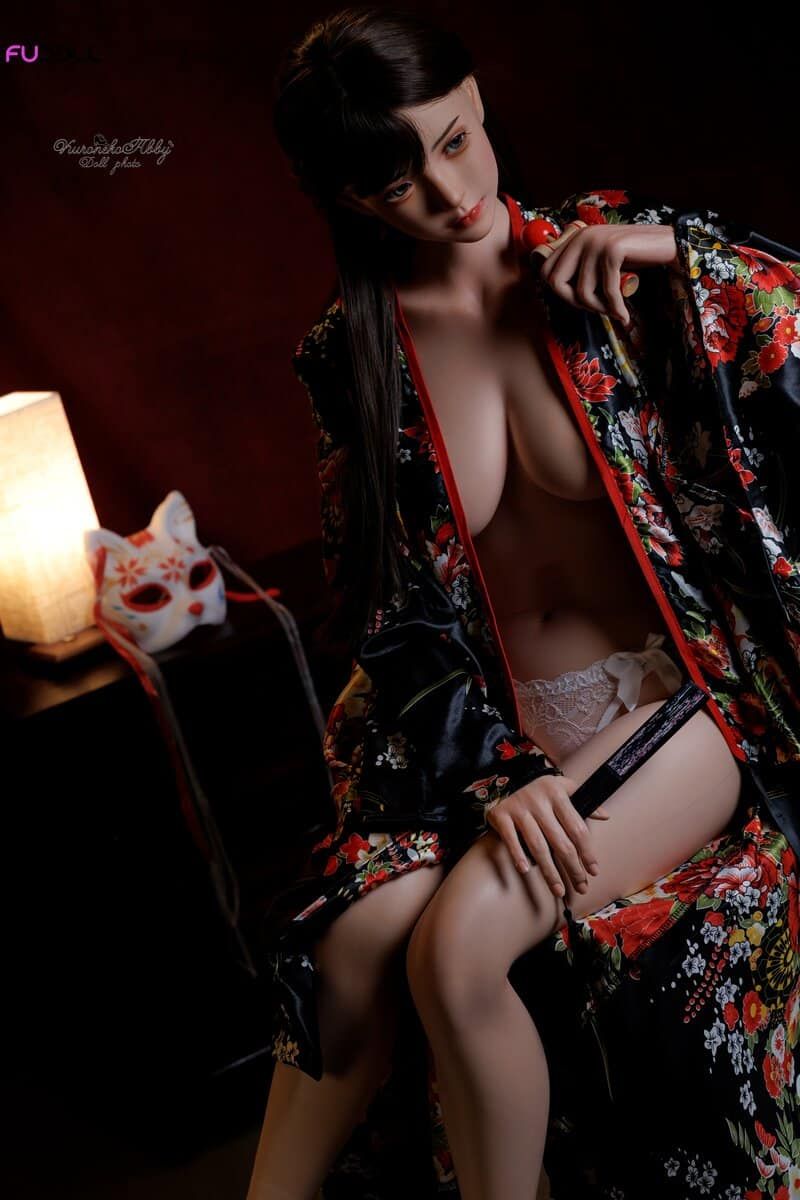 Picture of Fudoll Silicone Love doll 161cm (5.28ft) Japanese Sex Doll with Gel Breasts