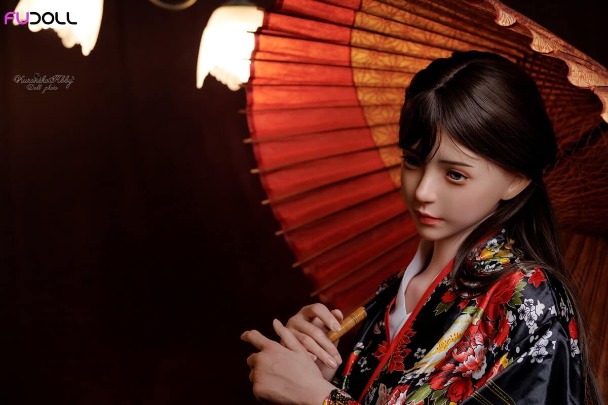 Picture of Fudoll Silicone Love doll 161cm (5.28ft) Japanese Sex Doll with Gel Breasts