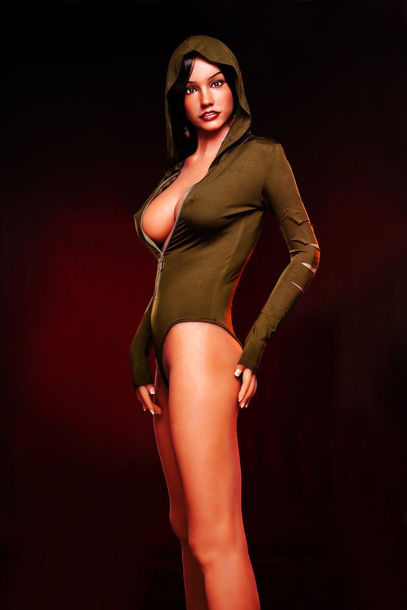 Picture of Fudoll Silicone Love doll 170cm (5.58ft) Hottie Life Size Sex Doll with Gel Breasts, J005