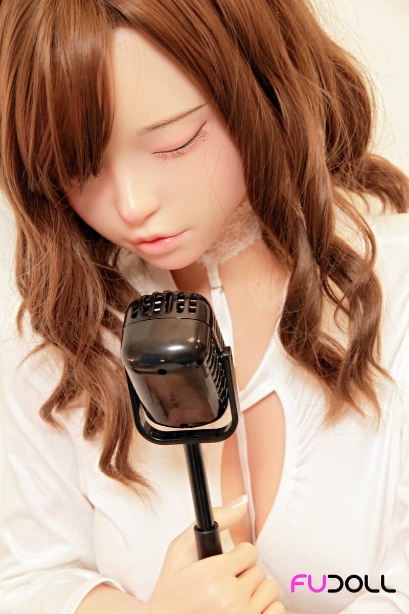 Picture of Fudoll Silicone Love doll 148cm (4.85ft) Full Size Tiny Sex Doll with Eyes Closed
