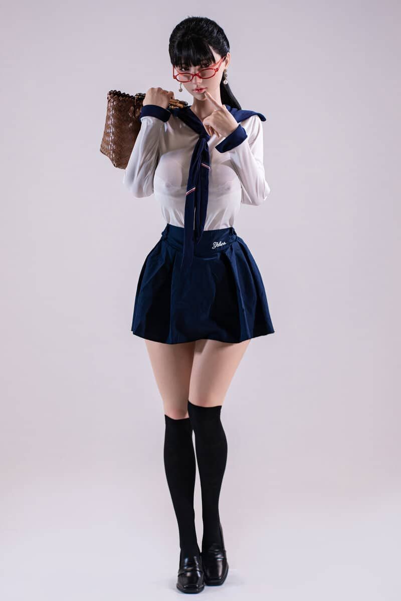 Picture of Fudoll 165cm (5.41ft) Realistic Asian BBW Sex Doll for Man, Real Skin Texture Zhang Yinxi