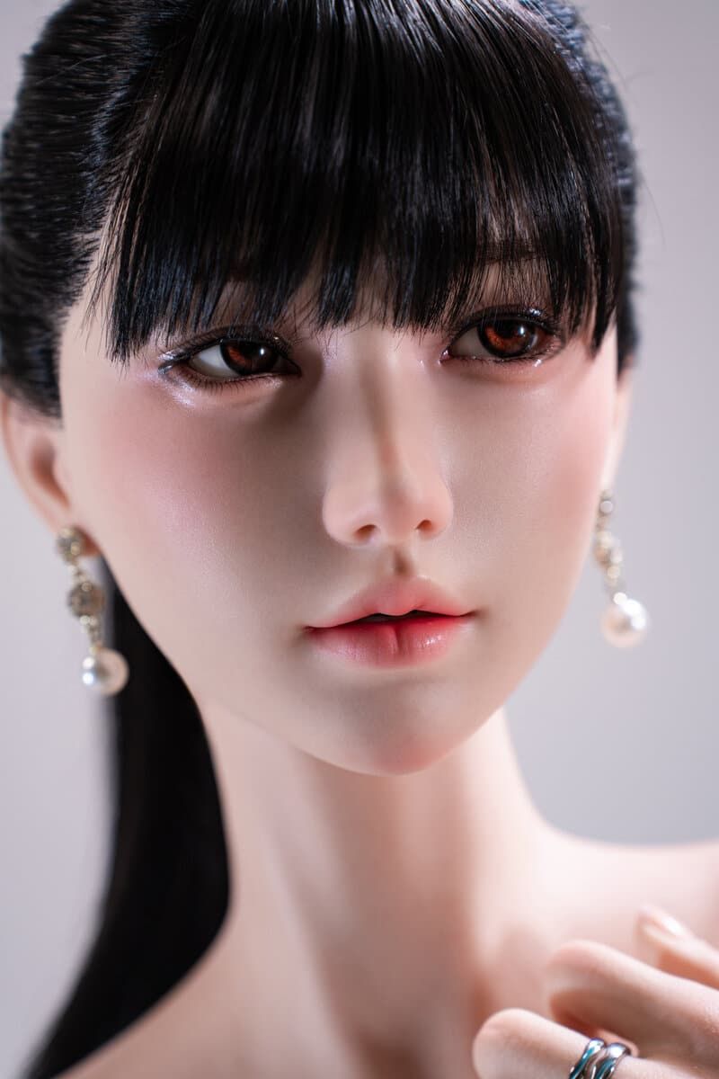 Picture of Fudoll 165cm (5.41ft) Realistic Asian BBW Sex Doll for Man, Real Skin Texture Zhang Yinxi